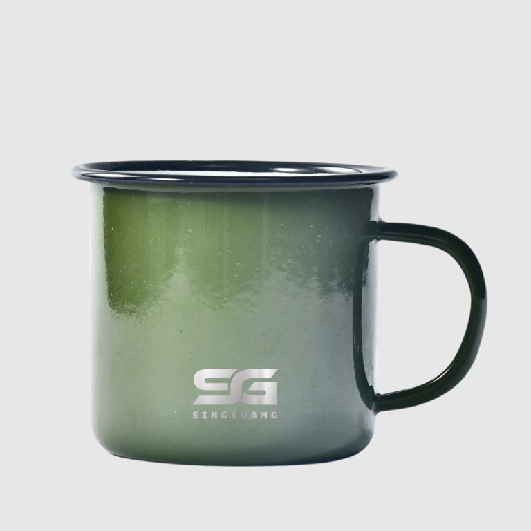 Custom Enamel Campfire Mug