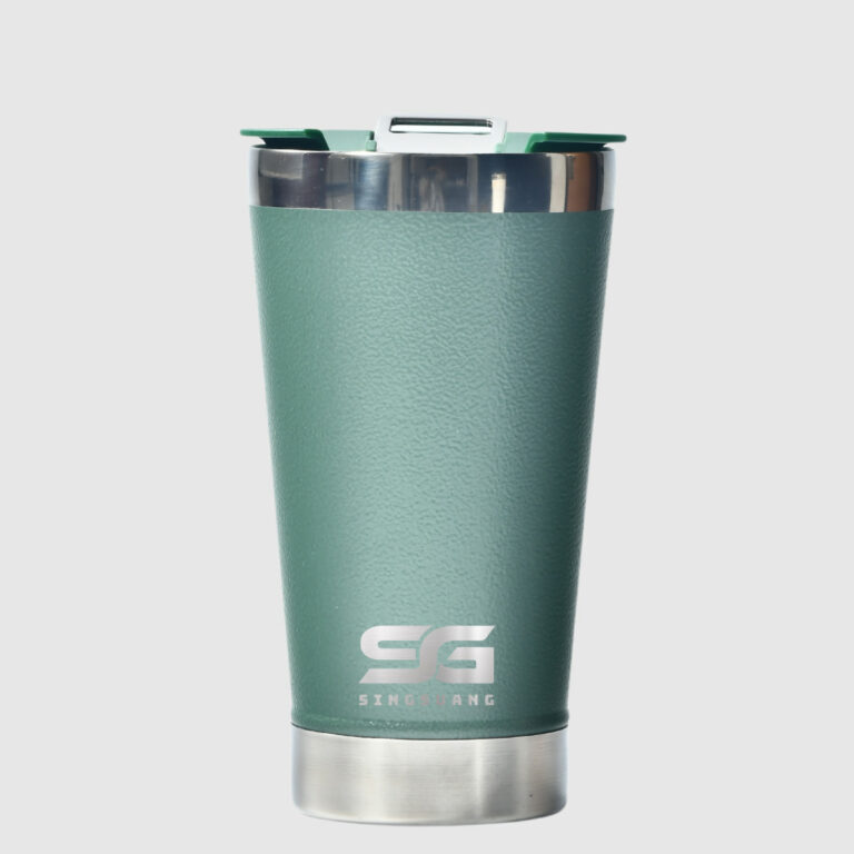 Custom 16oz Vacuum Travel Mug with Bottle Opener
